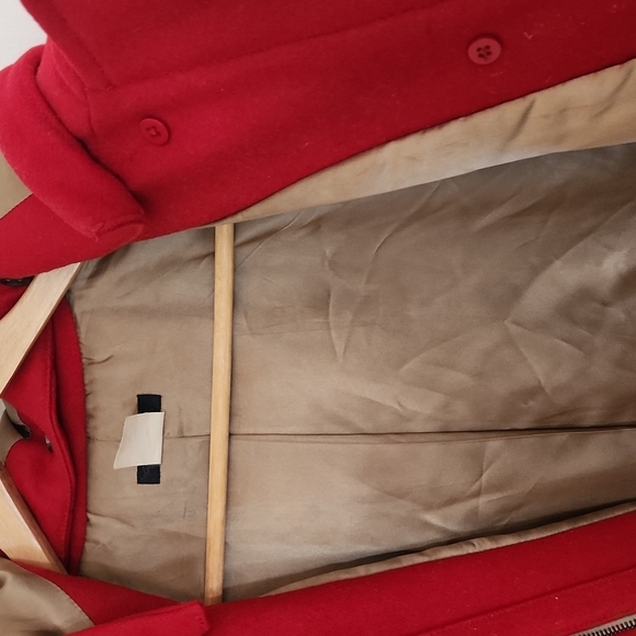 Red J. Crew wool jacket with thinsulate lining - Picture 3 of 6